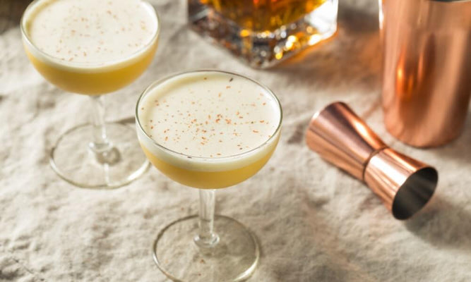 Vanilla Citrus Flip Cocktail Recipe