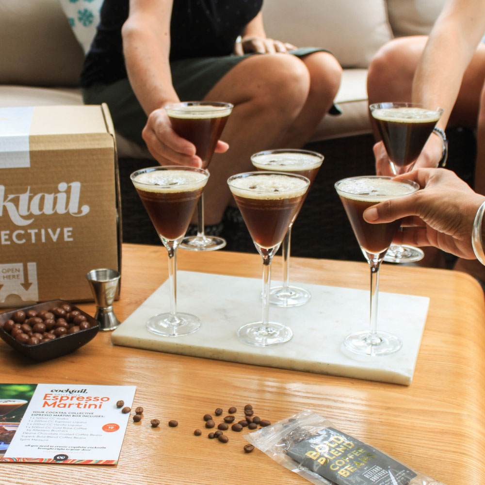 Espresso Martini cocktails