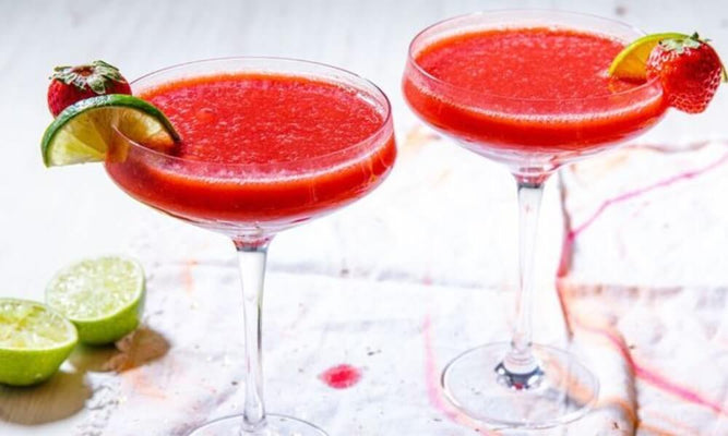 Frozen Strawberry Daiquiri Cocktail Recipe