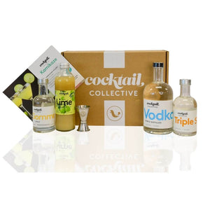 Kamikaze cocktail box with Vodka, Triple Sec, Lime Juice, Gomme Syrup