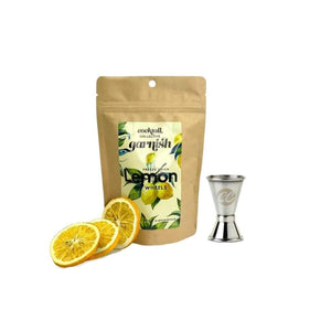 Ingredients including: Lemon wheel Garnish and Spirit Measure | Cocktail Collective