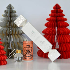 Clarity Dry Gin bauble with Grapefruit Tonic Christmas Cracker