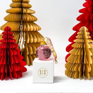 pink gin filled bauble