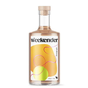 weekender orange gin bottle