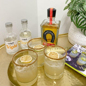 Three Margarita cocktails made with Herradura Tequila