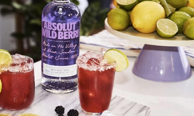 Absolut Wild Berri Vodkarita Cocktail Recipe