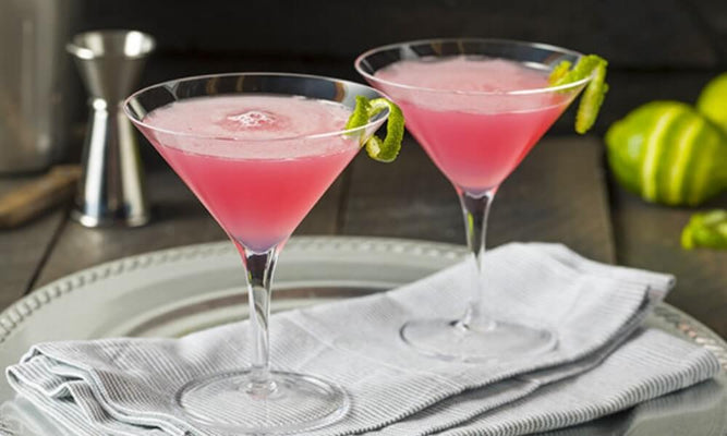 Pink Gin Martini Cocktail Recipe