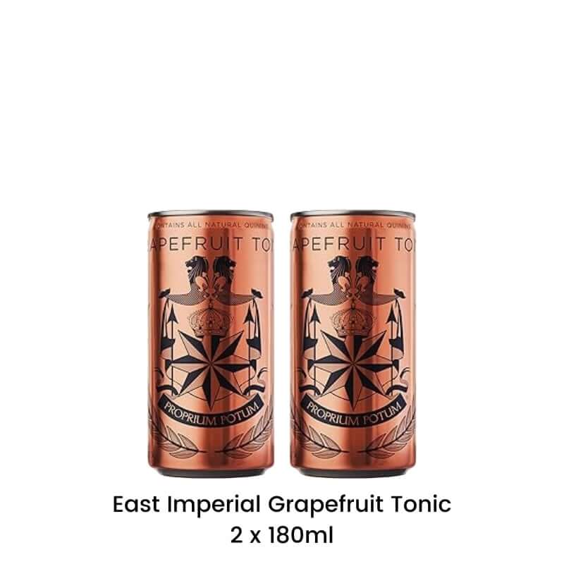 East Impreial Grapefruit Tonic cans