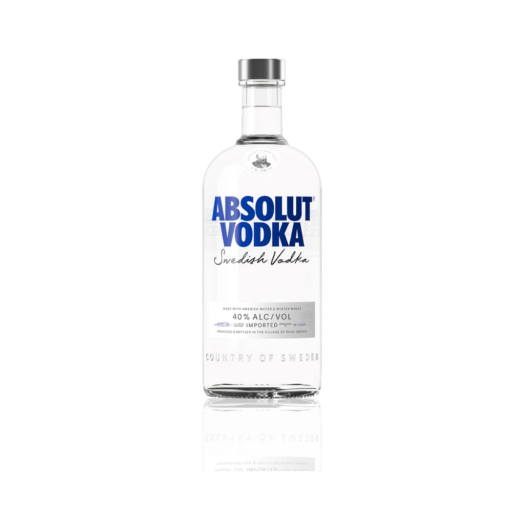 700ml bottle of Absolut Vodka (Original)