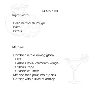 El Capitan cocktail recipe