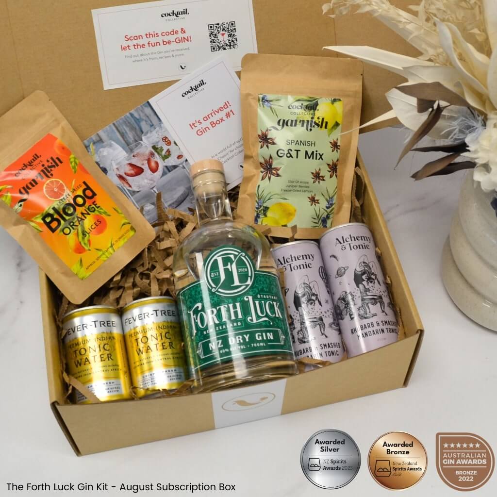 Forth Luck NZ Dry Gin August Subscription Box