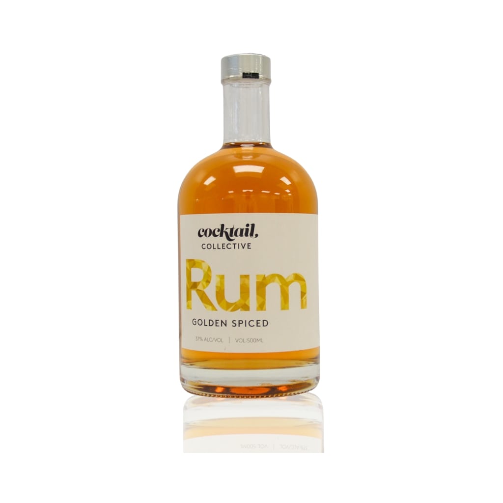 500ml bottle of Cocktail Collective's Golden Spiced Rum