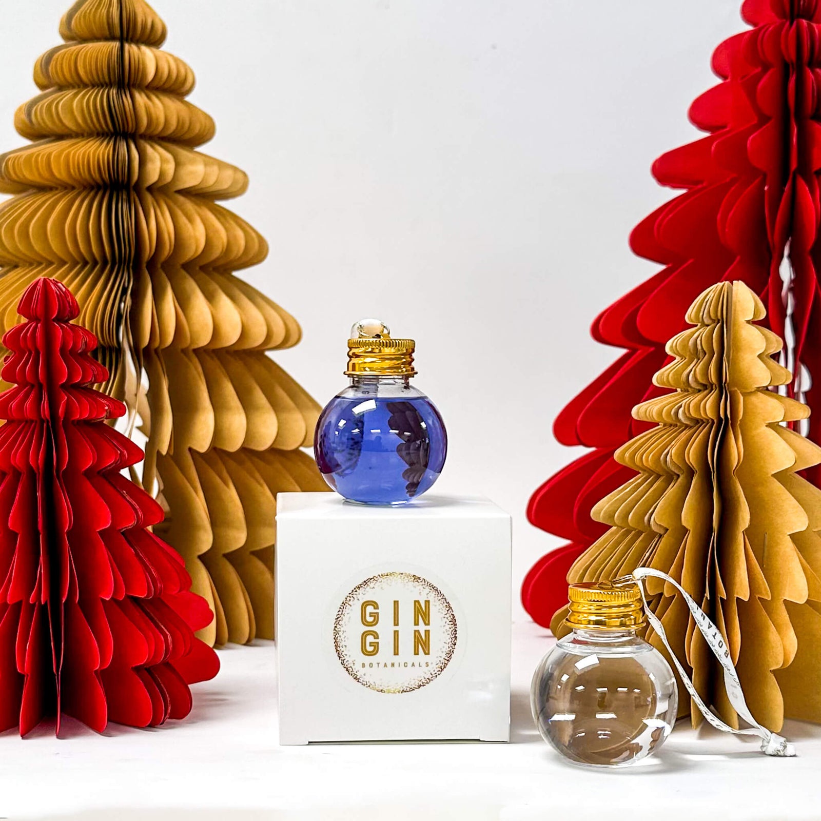 Takapuna Buttefly Pea & Clarity Gin Bauble Duo