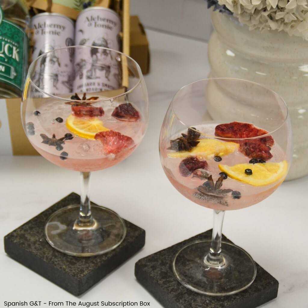 Spanish G&T drinks made with Forth Luck Gin
