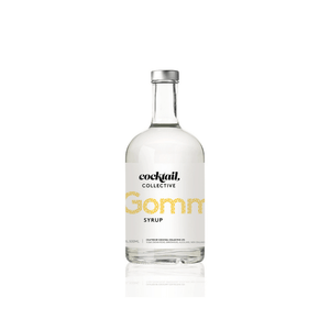 500ml botte of Cocktail Collective's Gomme cocktail Syrup