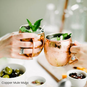 Ladies Cheers with Copper Mule Mugs