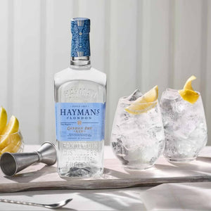 Hayman's London Dry Gin with drinks