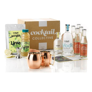 Moscow Mule Cocktail Kit plus Copper Mule Mugs Duo