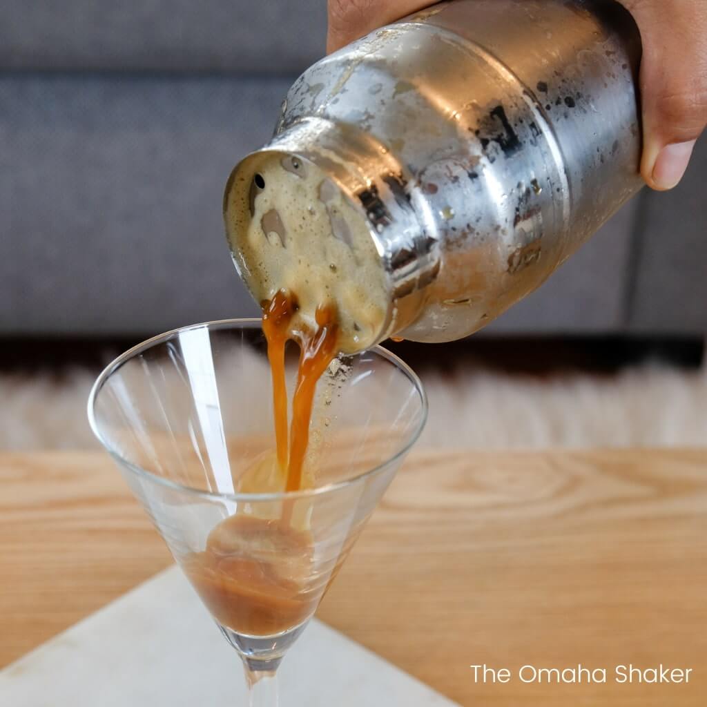 Omaha Shaker Pouring into Glass