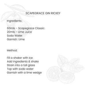 Scapegrace Gin Rickey Cocktail Recipe