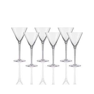 6 Schott Zwiesel Vodka Glasses with mirror image