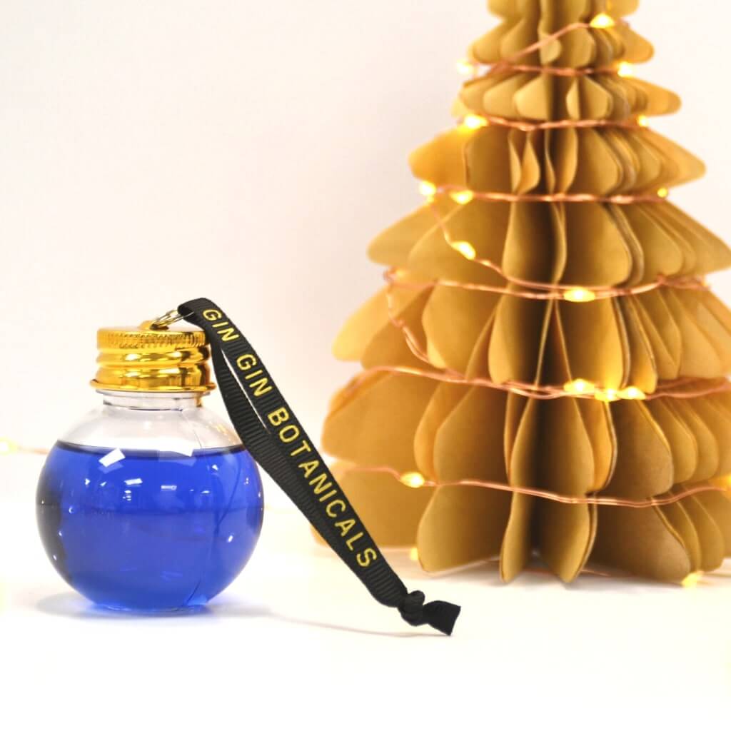 50ml Takapuna Butterfly Pea Gin bauble