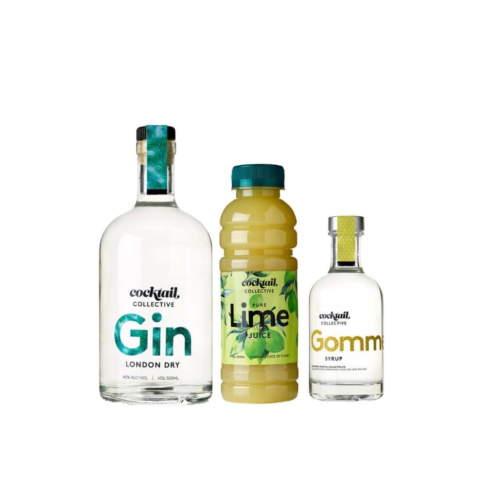 Cocktail Collective Gin, pure Lime Juice and Gomme Syrup